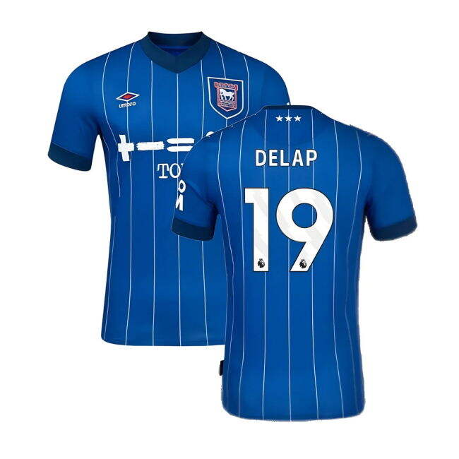 2024-2025 Ipswich Town Home Shirt (Delap 19) - high quality