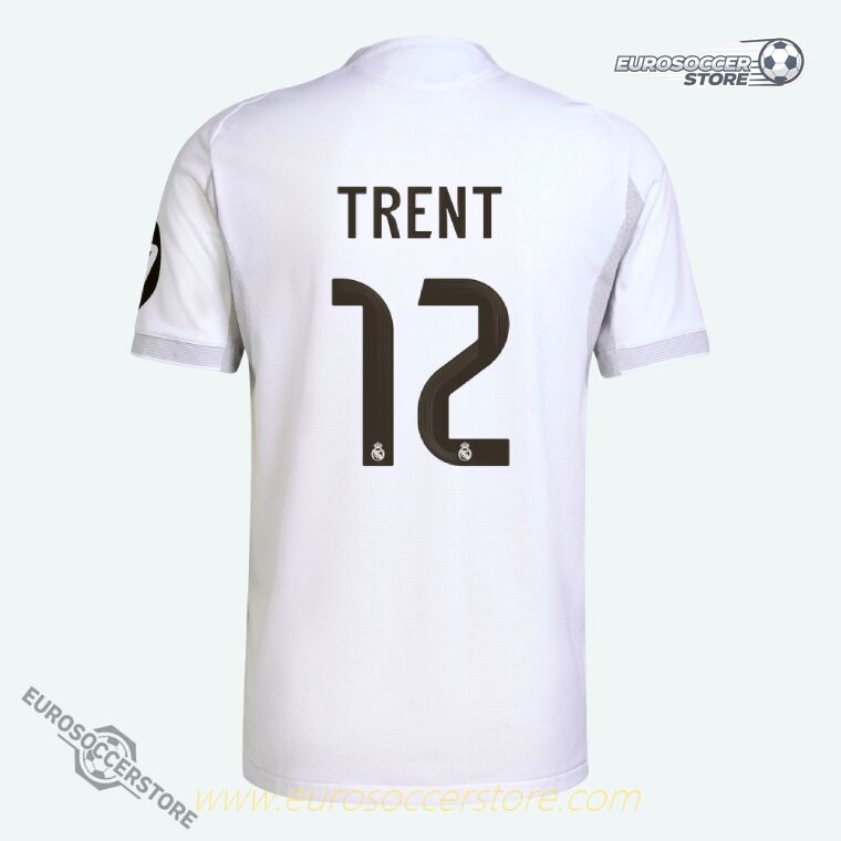 Real Madrid Home TRENT 12 Jersey 25-26 (Player Version)