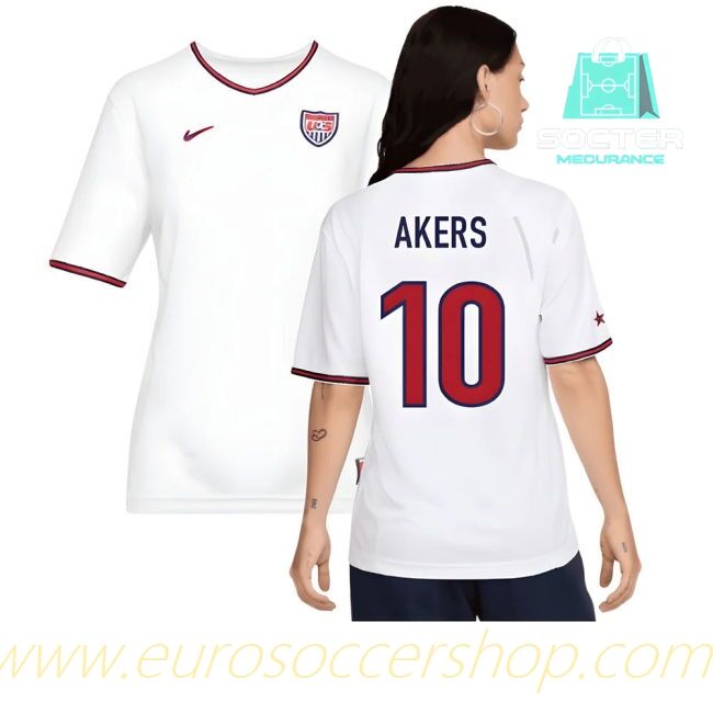 USA Home Football Shirt Ladies (Akers 10)