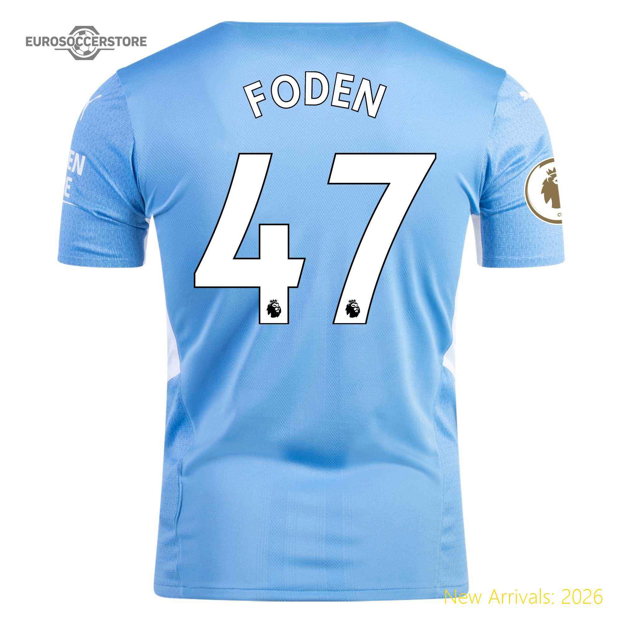 Classic Design Stylish Adult Durable Mci Soccer Star Home Jersey 2021