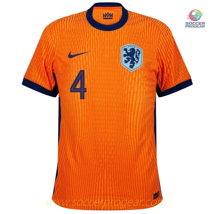 Netherlands 2024/25 Collection Home Football Jersey Virgil