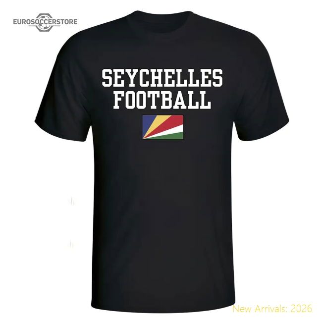 Seychelles Football T-shirt - Black - Fan Collection - Supporter Edition