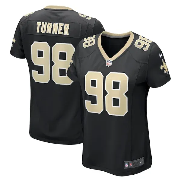 Performance New Orleans Saints Game Jersey - Premium Black NFL Fan ...