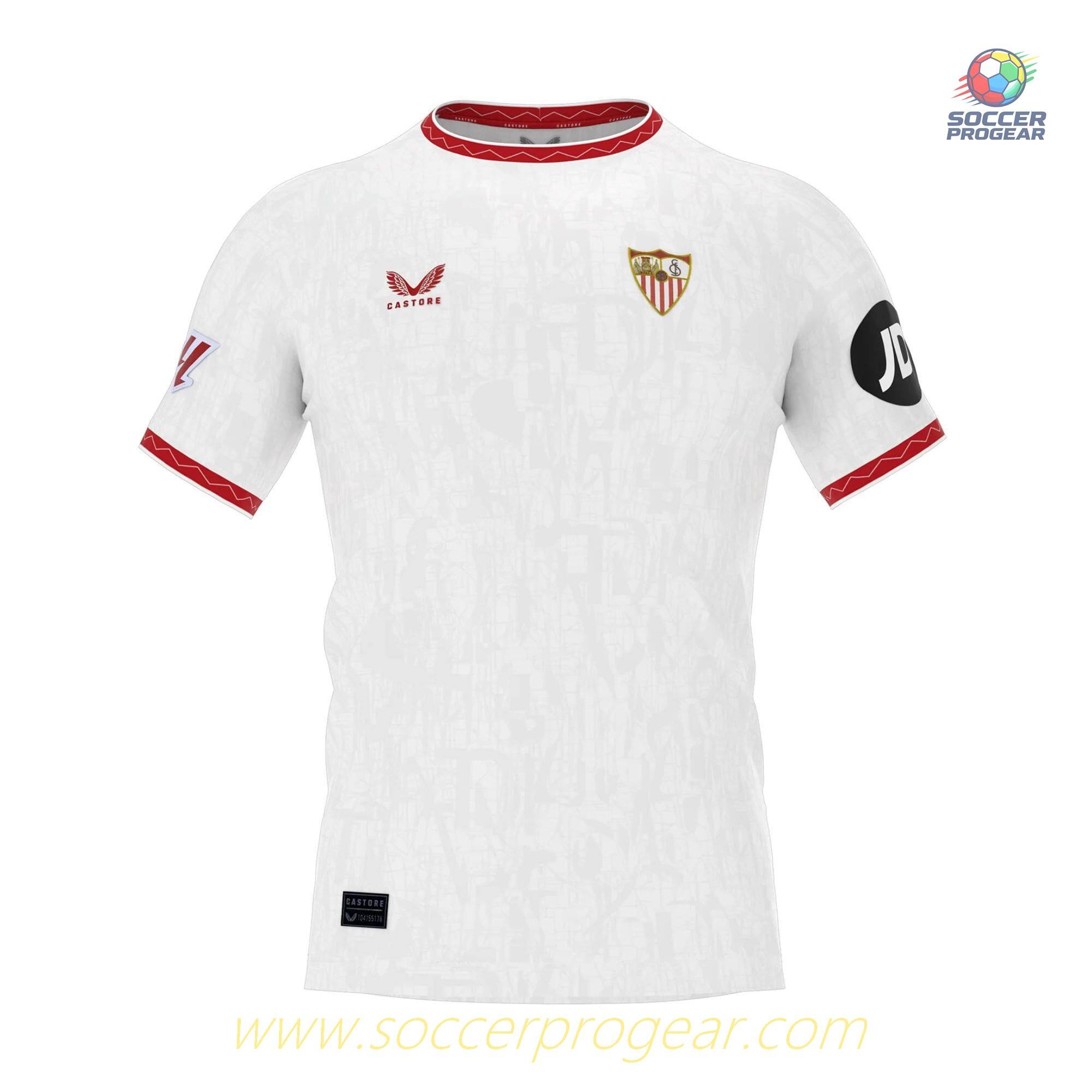 Sevilla FC Home Youth Jersey Set Soccer Jersey 2024/25 Collection