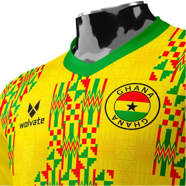 Limited-Edition Ghana Heritage Football Jersey (Wolvate) Adult Short