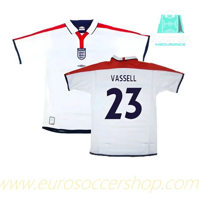 Authentic England Home Football Shirt (Vassell 23)