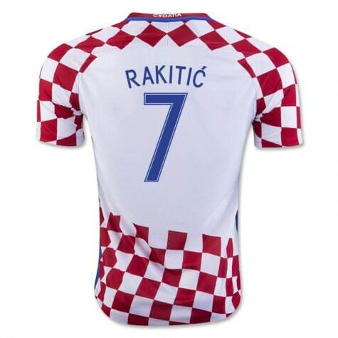 Croatia Home 2016 Rakitic 7 Soccer Jersey Shirt - Official Replica