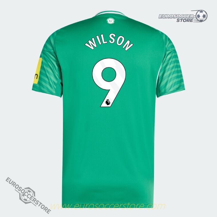 Newcastle United 25-26 Season Away Jersey with WILSON 9 Printing