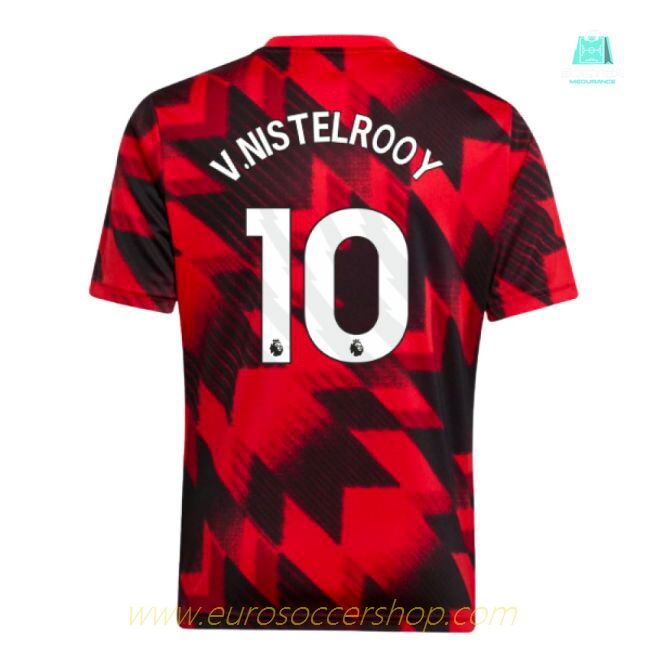 2025-2026 Man Utd Pre-Match Shirt (Red) - Kids (V.Nistelrooy 10)