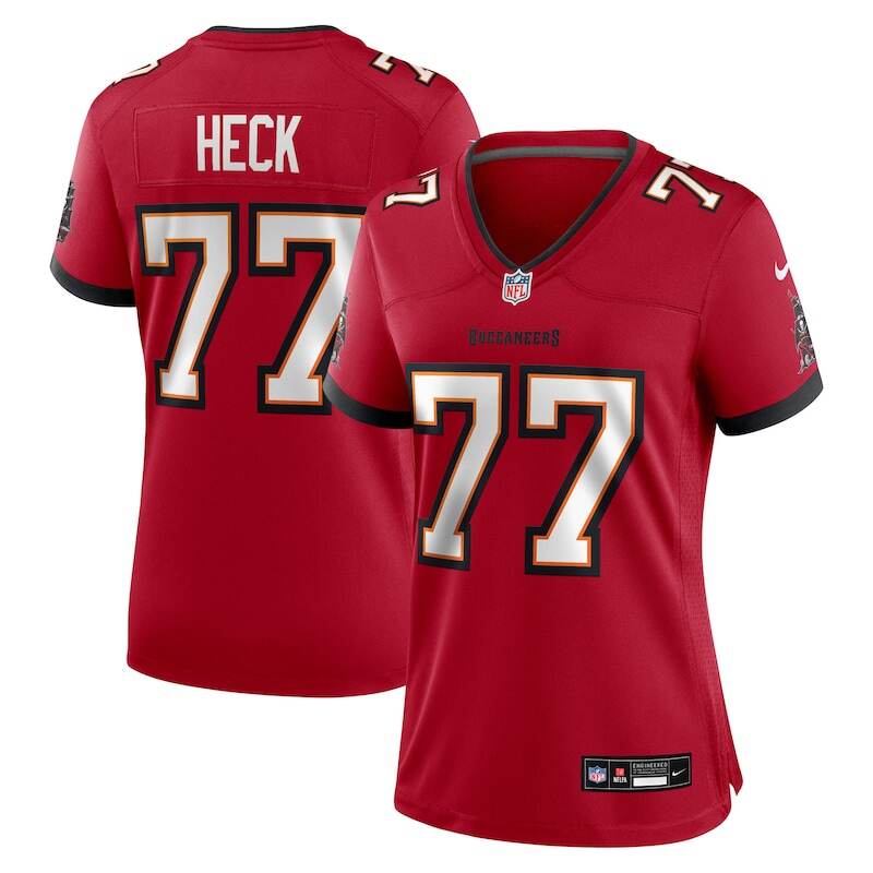 None Charlie Heck TB Buccaneers Elite Collector's Item Game Day Wear