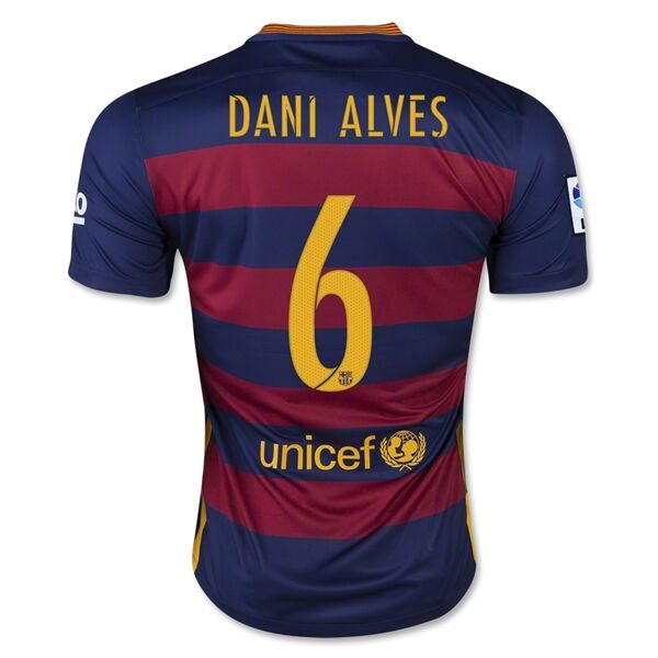 Barcelona 201516 Home XAVI 6 Soccer Jersey - Official Replica 11845