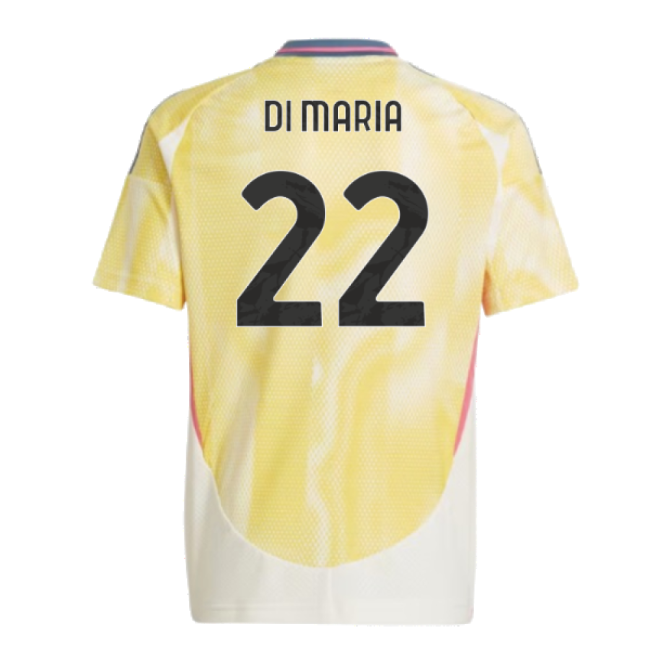 Passionate Juve Juventus Away Shirt Kids Di Maria #22 Ultra Comfor...