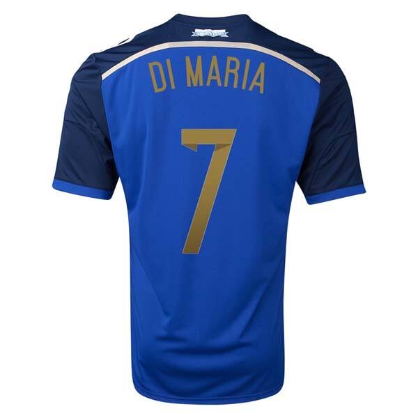 Argentina 1415 Away Soccer Shirt 7 DI MARIA - Official Replica 10710