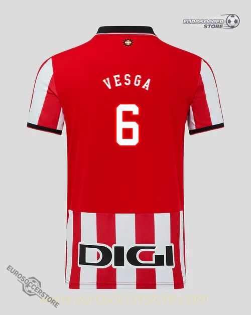 Athletic Club 25-26 Season Home Jersey Featuring OGUIZA #6