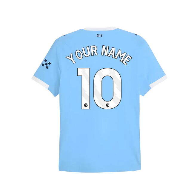 2025-20 Man City Soccer Jerseys sleek Home Football Shirt