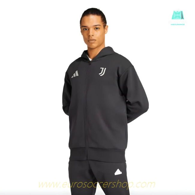 2024-2025 Juventus Anthem Jacket (Black)