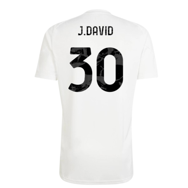 Official Juve Juventus Training Tee White J David #30 Professional...