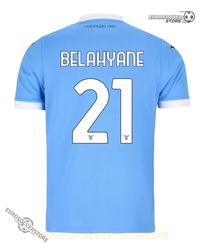 BELAHYANE's 21 Lazio Home Jersey for the 25-26 season