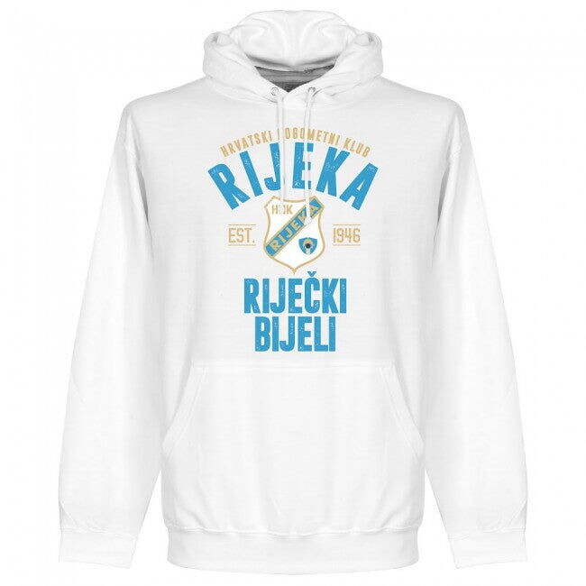 2025-2026 Football Club Replica Hoodie White - Retro Comfort Fit