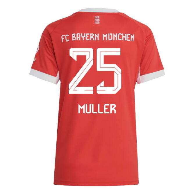 Bayern Munich official style Home Shirt 2025-2026 (Womens