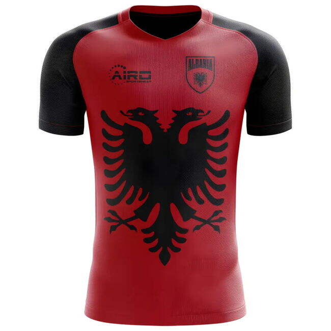 Womens Licensed 2025-2026 Albania UEFA Concept Strip