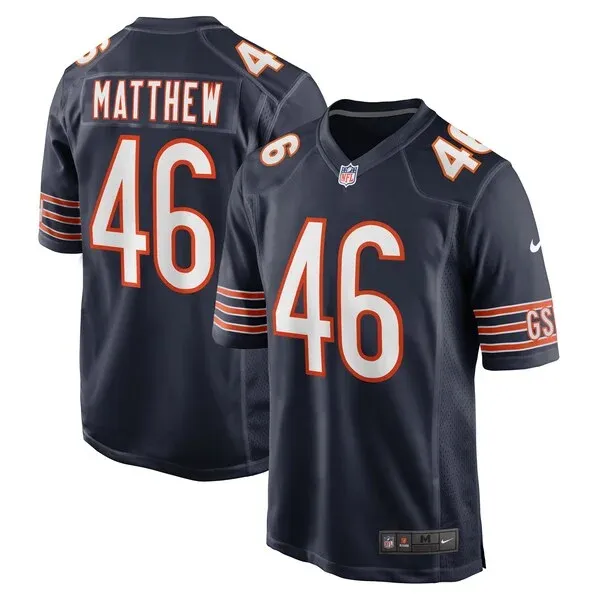 None Christian Matthew Game Jersey - Navy | NFL Player Jersey