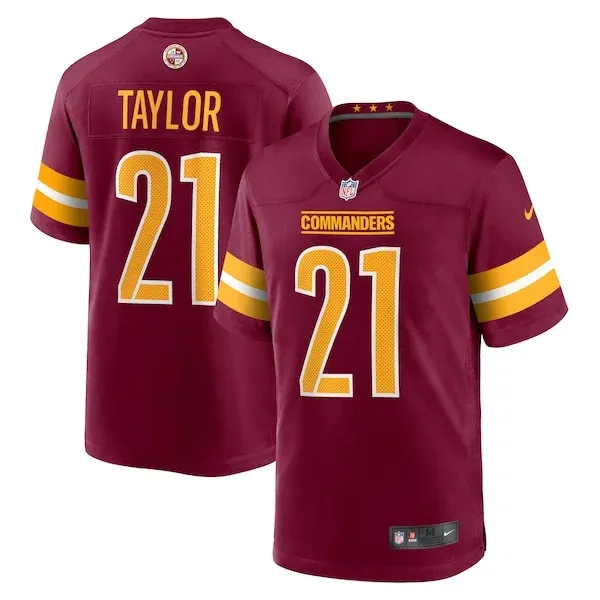 Performance None Game Jersey - Premium Burgundy NFL Fan Jersey | Ga...
