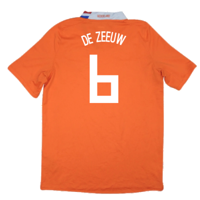 De Zeeuw 6 Pro Style Holland Home Pro Level Shirt 2008-2009