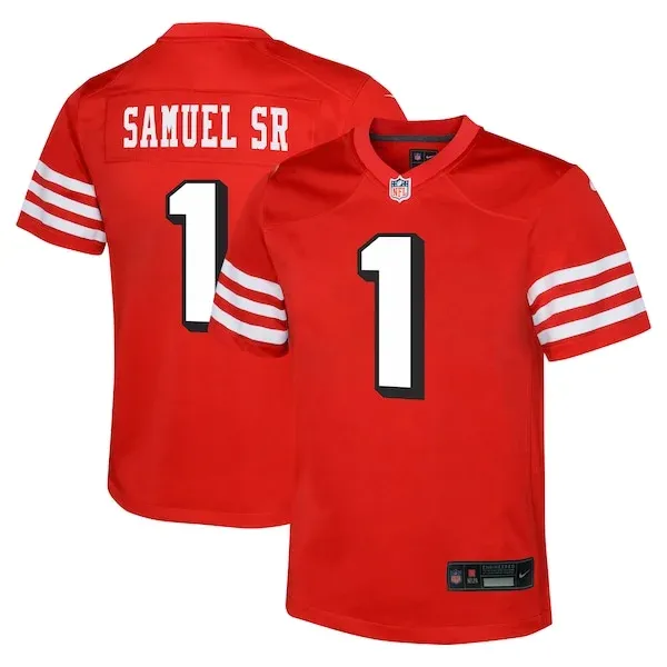 San Francisco 49ers Game NFL Jersey - Scarlet | Durable Football Ap...