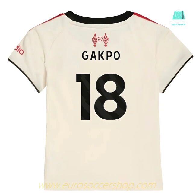 2025-2026 Liverpool Away Baby Kit (Gakpo 18)