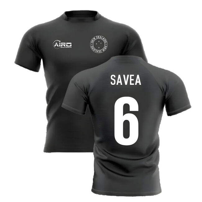 Kit 2025-2026 New Zealand Home Concept Rugby Shirt (Savea 6)
