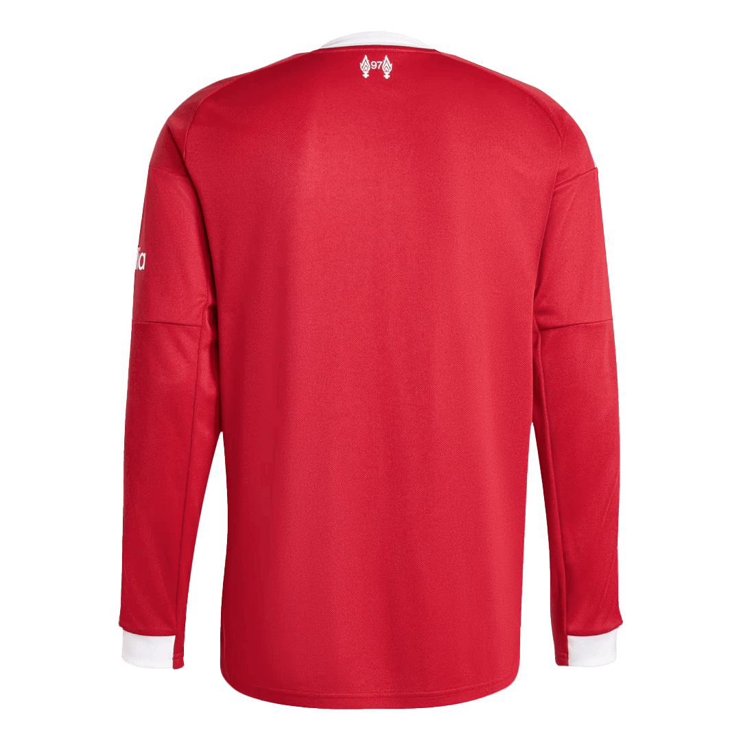Liverpool Home Long Sleeve Soccer Jersey 2025/26