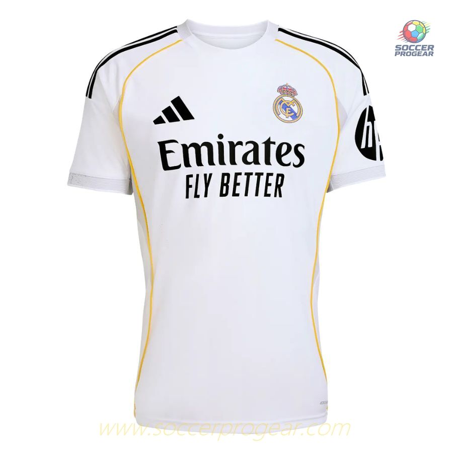 Real Madrid Home Youth Jersey Set Football Shirt 2025-26 Edition
