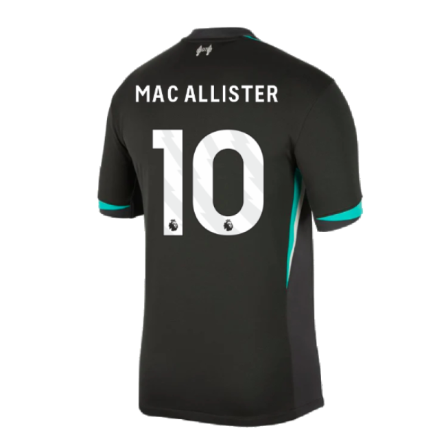 Liverpool Away Football Jersey 2024-20 - Mac Allister #10 L M S
