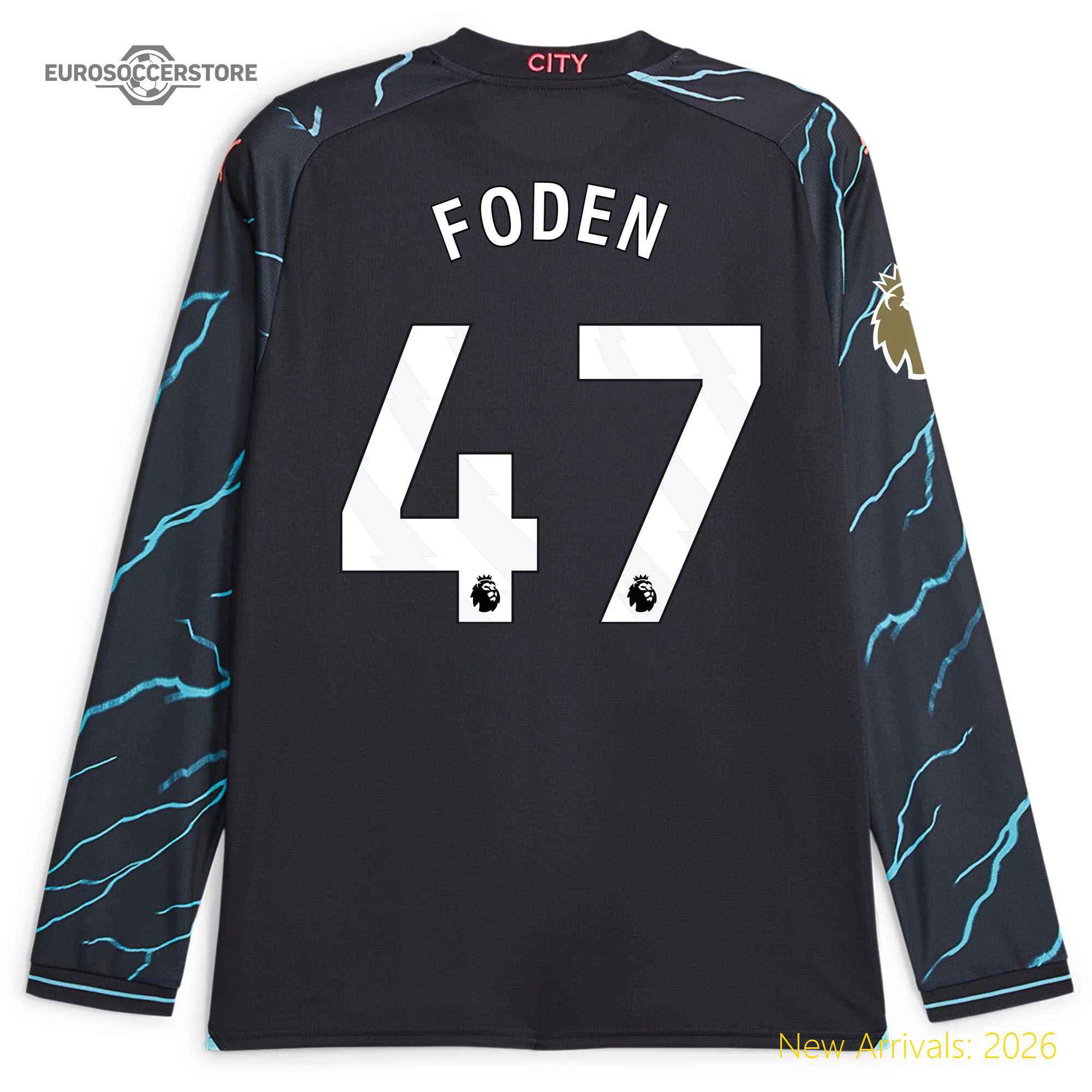 Authentic Replica Iconic Design Men Mci Team Third Top-grade Jersey