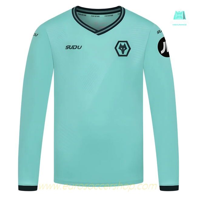 2025-2026 Wolves Long Sleeve Away Shirt (Kids) (Your Name)