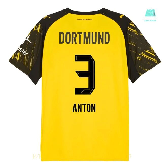 2025-2026 Borussia Dortmund Warm Up Jersey (Yellow) (Anton 3)