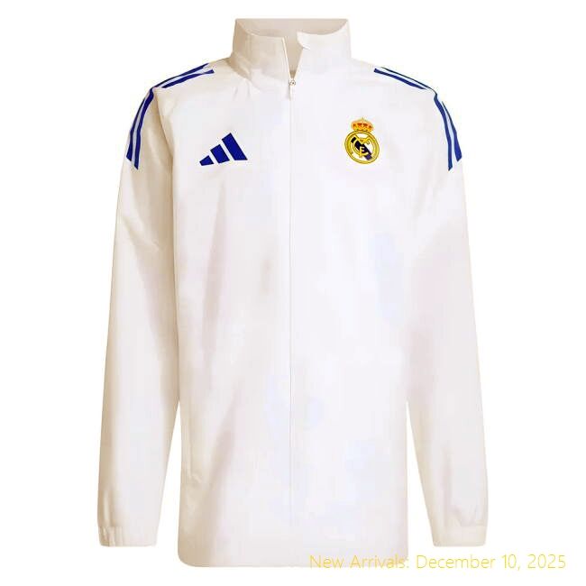 Official Real Madrid 2025-2026 Jacket - La Liga - Spanish Football