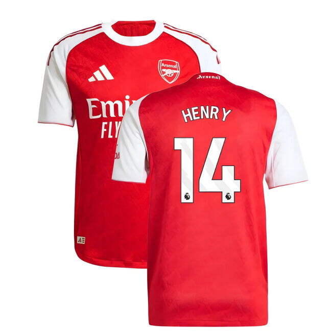 2025-2026 Arsenal Authentic Home Shirt (Henry 14)