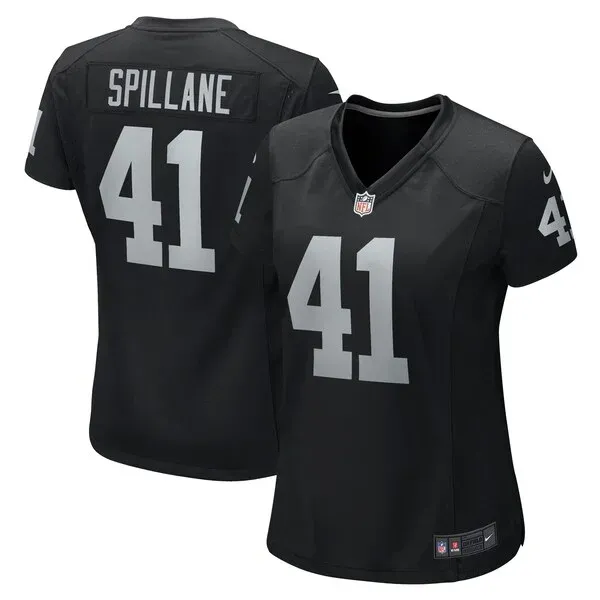 None Robert Spillane Game Jersey - Black | NFL Player Jersey