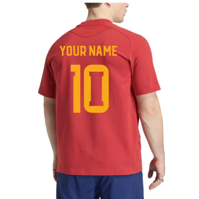 Modern 2026-2027 Spain Premium Football Shirt Your Name - La Roja