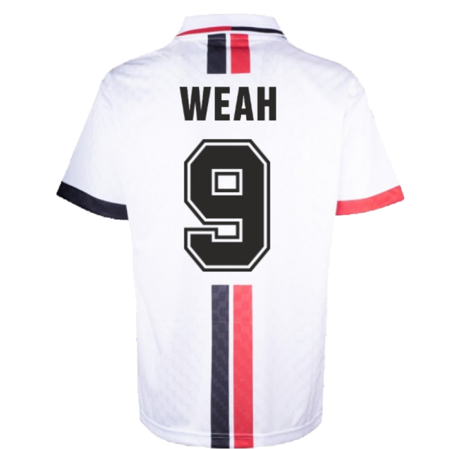 Top-grade Ac Milan 1996 Away Retro Shirt (weah 9) - Unbeatable Value