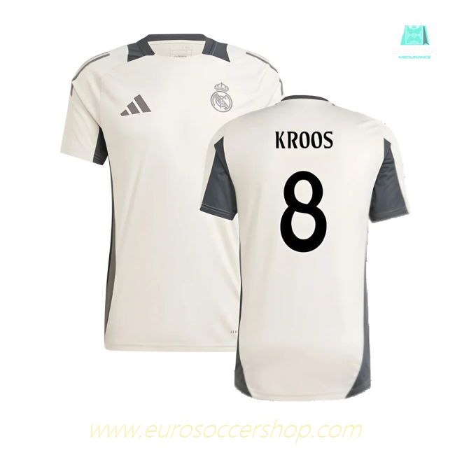 2024-2025 Real Madrid EU Training Jersey (Putty Mauve) (Kroos 8)