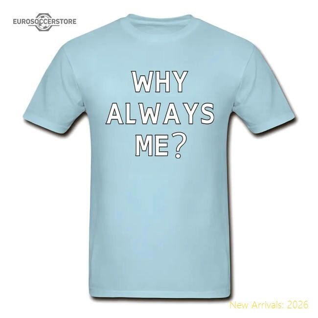 Authentic Mario Balotelli Why Always Me T-shirt (blue) - Premium