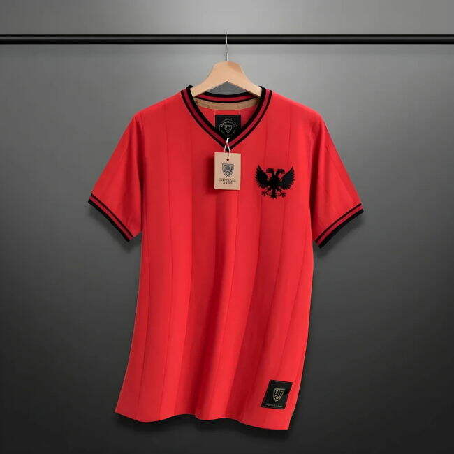 Vintage Albania Home Shqiponjë Soccer Shirt