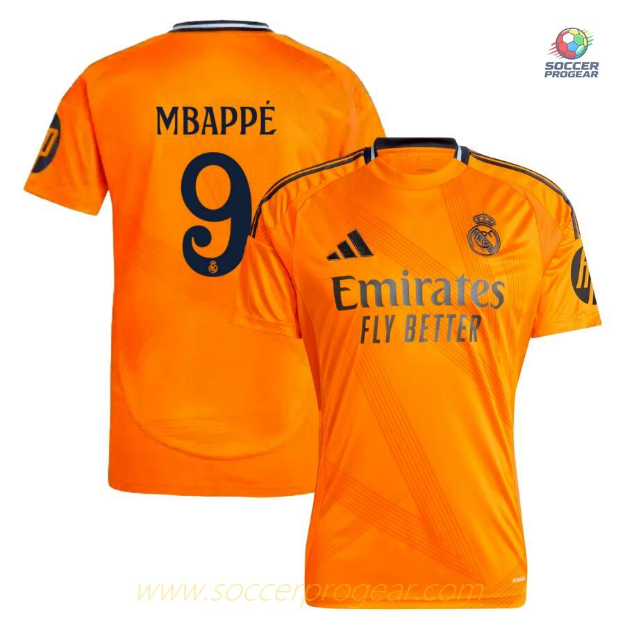 Real Madrid Away Football Jersey 2024-25 Edition Mbappe