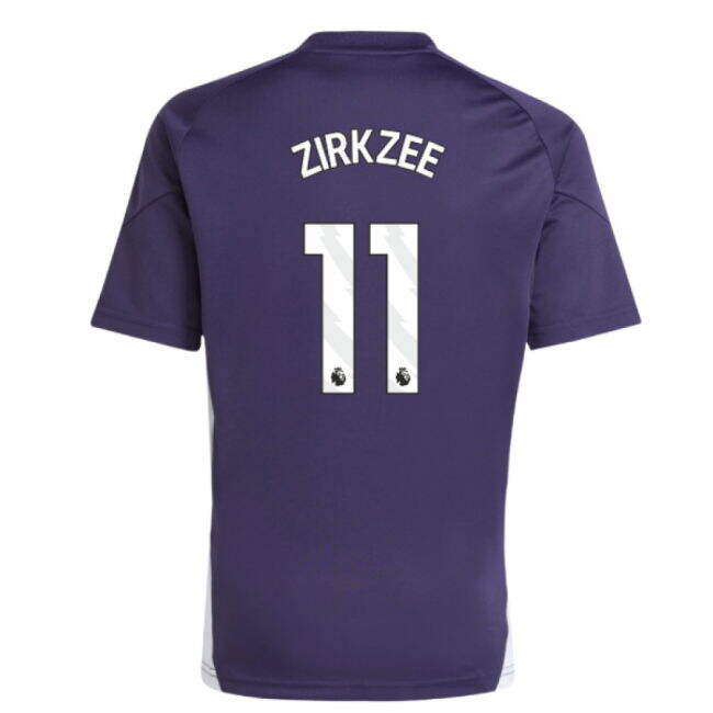 2025-2026 Man Utd Training Jersey (Aurora Plum) - Kids (Zirkzee 11)
