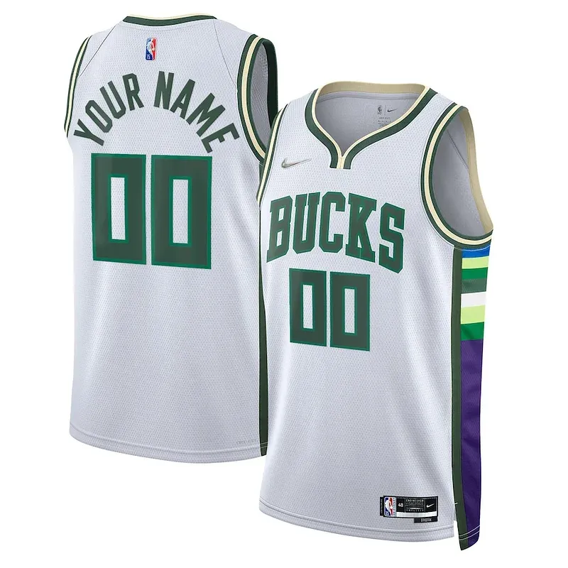 Milwaukee Bucks MIL Swingman Jersey - exclusive fashionable - White