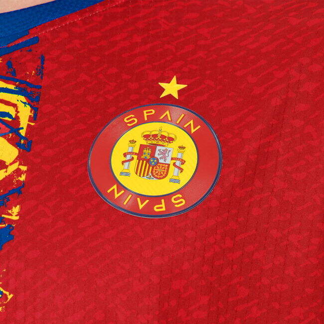 World Spain Legacy Football Jersey Red (Wolvate) Adult Short Sleeve