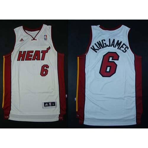Miami Heat LeBron #6 Performance Pro Jersey Slim Fit Athletic